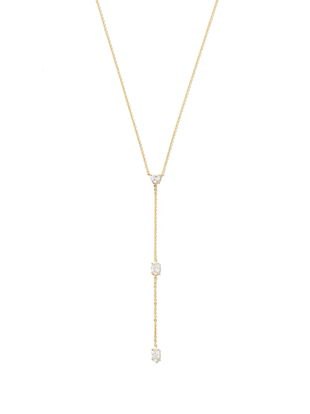 

Anita Ko 18kt yellow gold Lariat diamond necklace