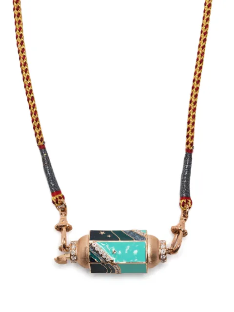 Marie Lichtenberg 18kt rose gold Milky Way diamond necklace