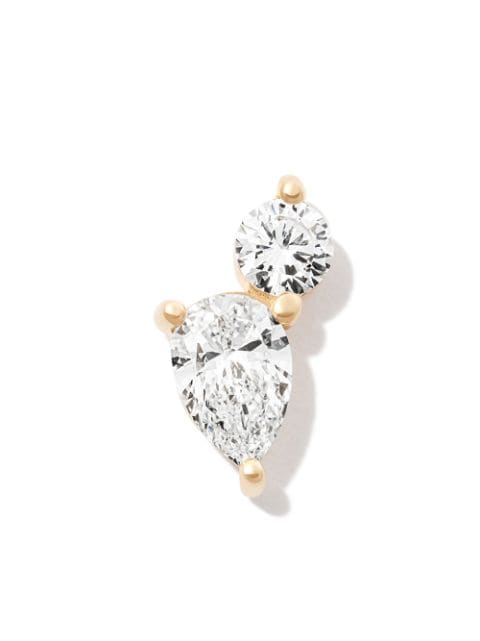 Kimaï 18kt yellow gold diamond stud earring
