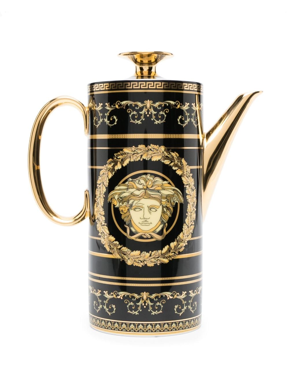 Versace Virtus Gala Coffee Pot In Schwarz