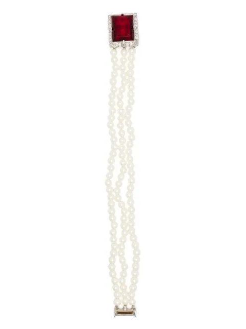 Kenneth Jay Lane Collana con perle