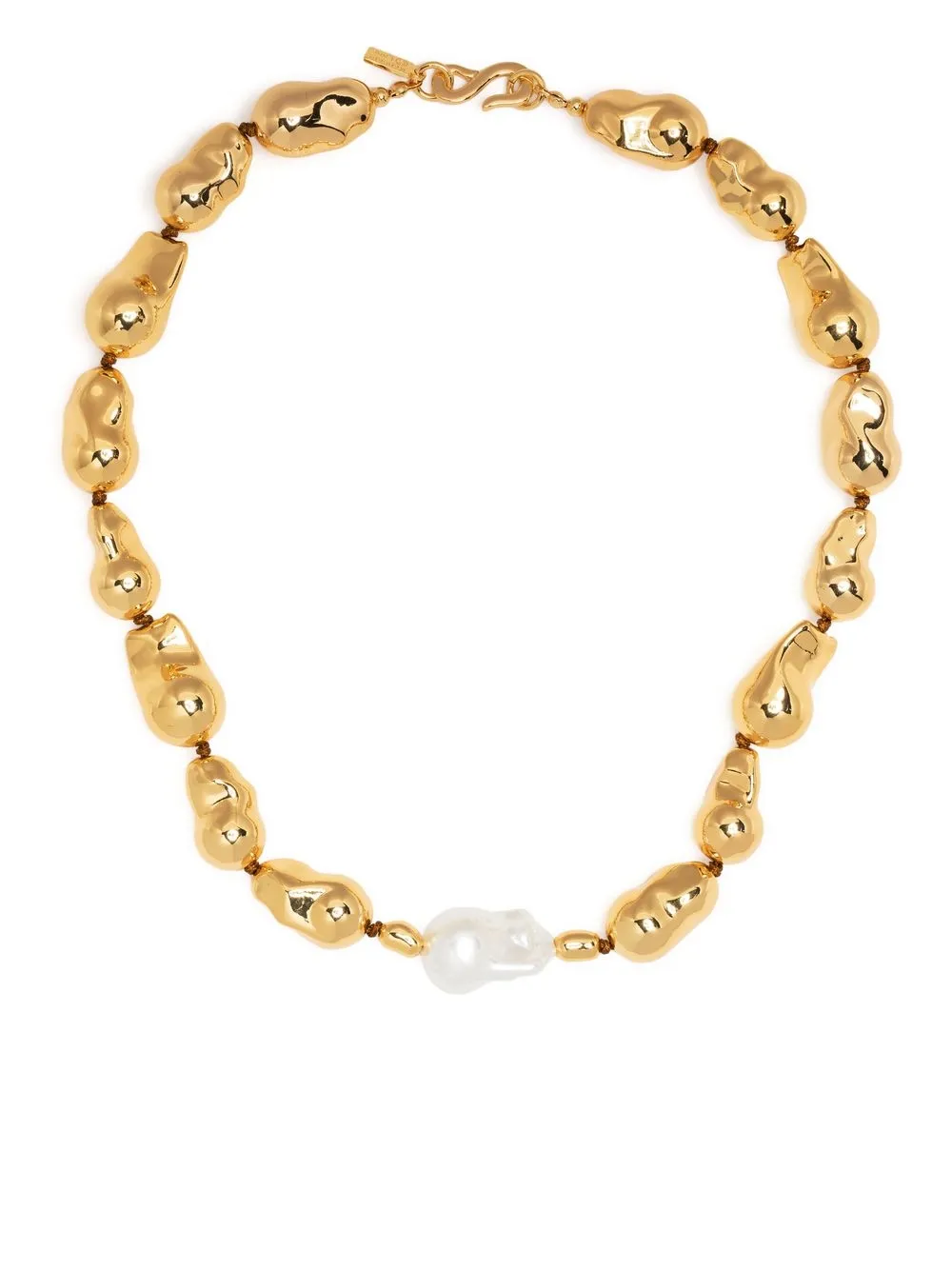 

Kenneth Jay Lane collar con perla - Dorado