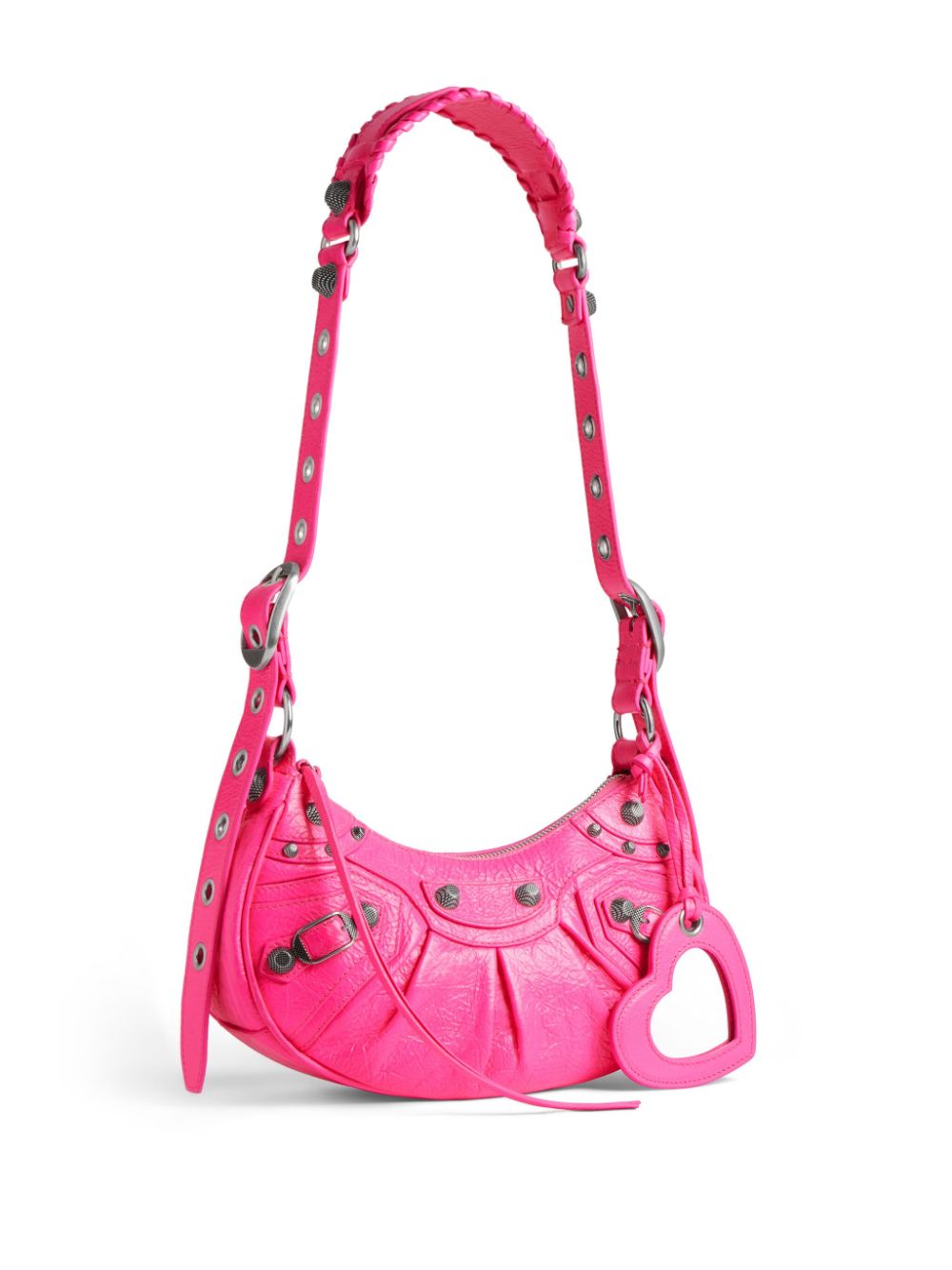 Shop Balenciaga Xs Le Cagole Shoulder Bag In Pink
