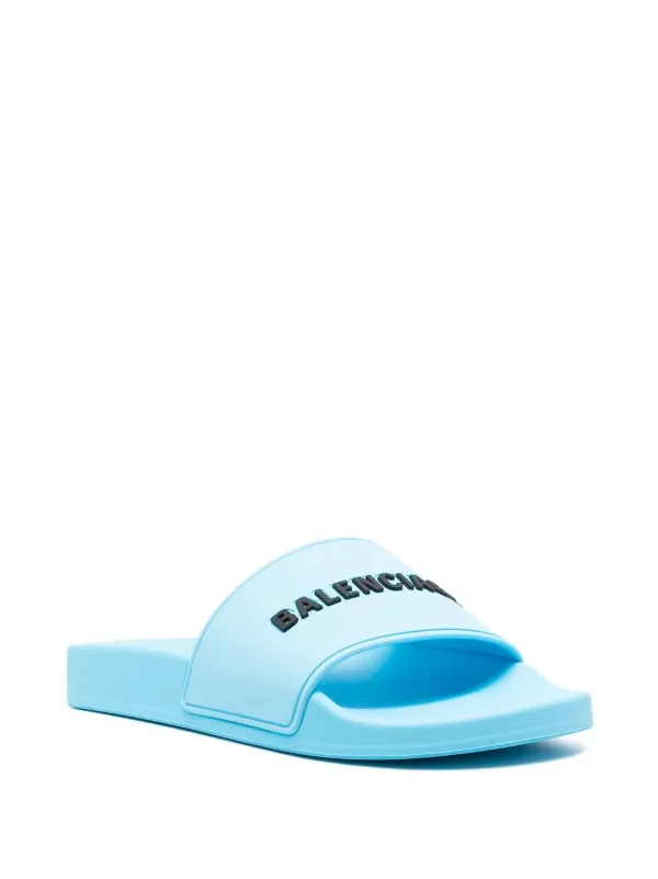 Balenciaga deals slides blue