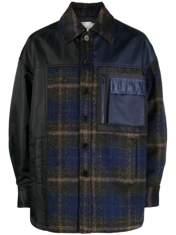 Feng Chen Wang Patchwork plaid 