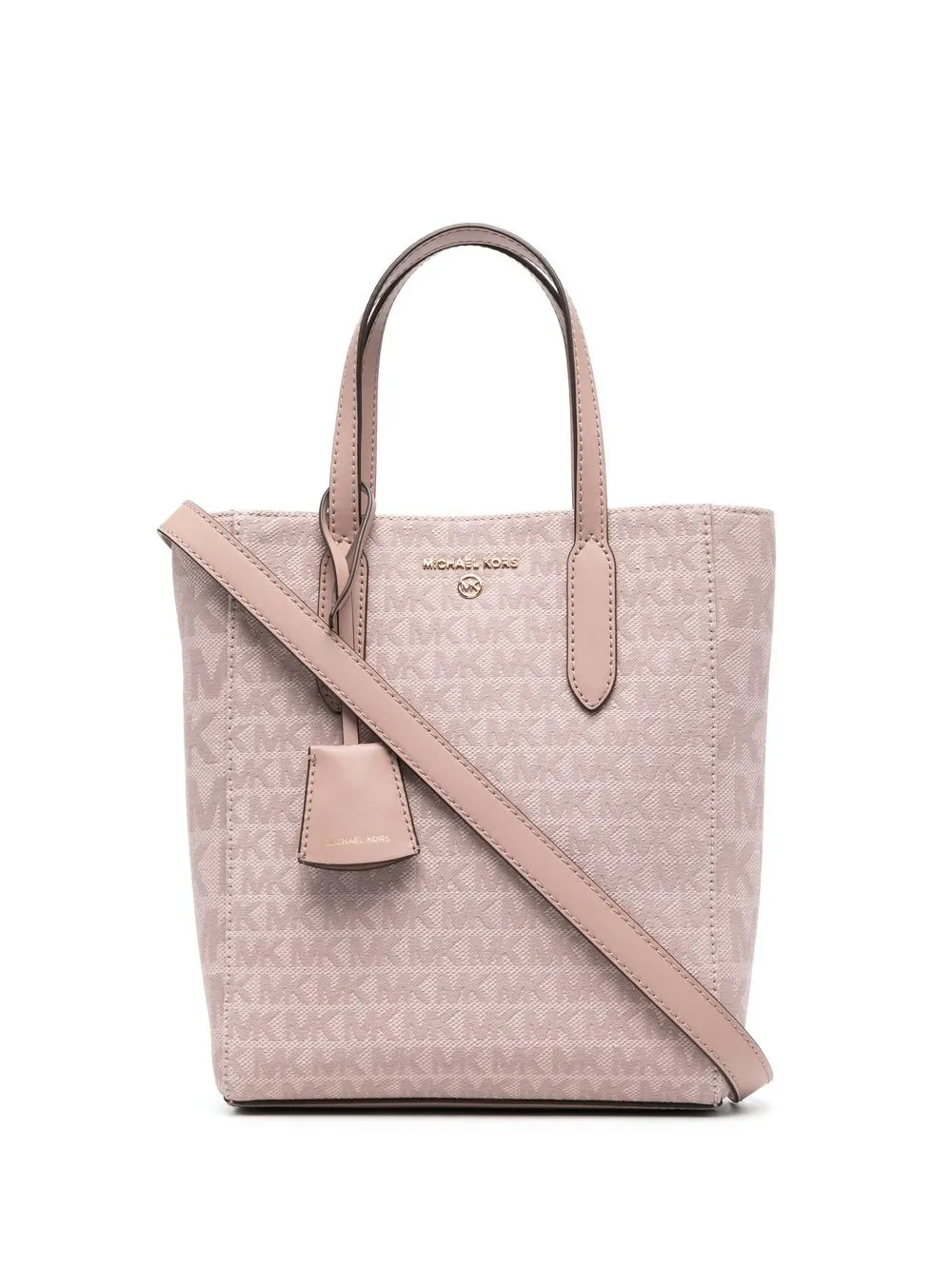 

Michael Kors tote con logo en jacquard - Rosado