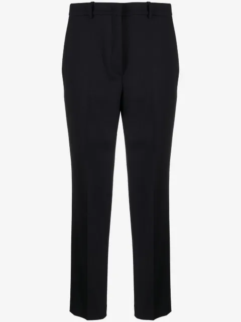 Incotex Calça cropped de lã virgem