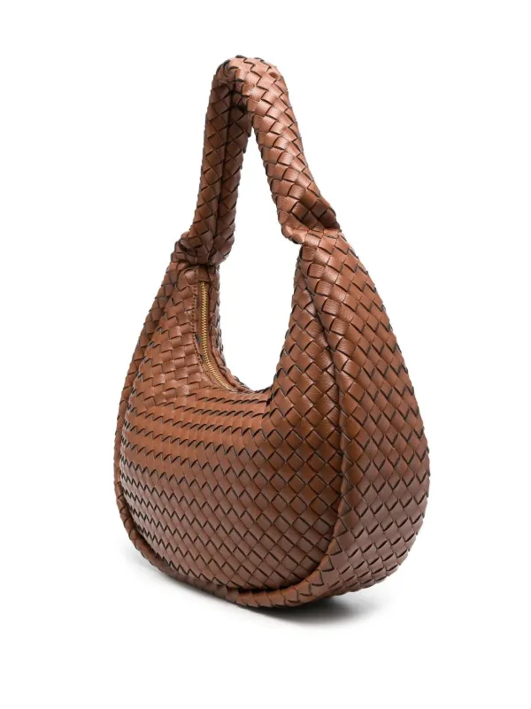 Marrone Farfetch Donna Accessori Borse Shopper e tote Borsa tote con design Intrecciato 
