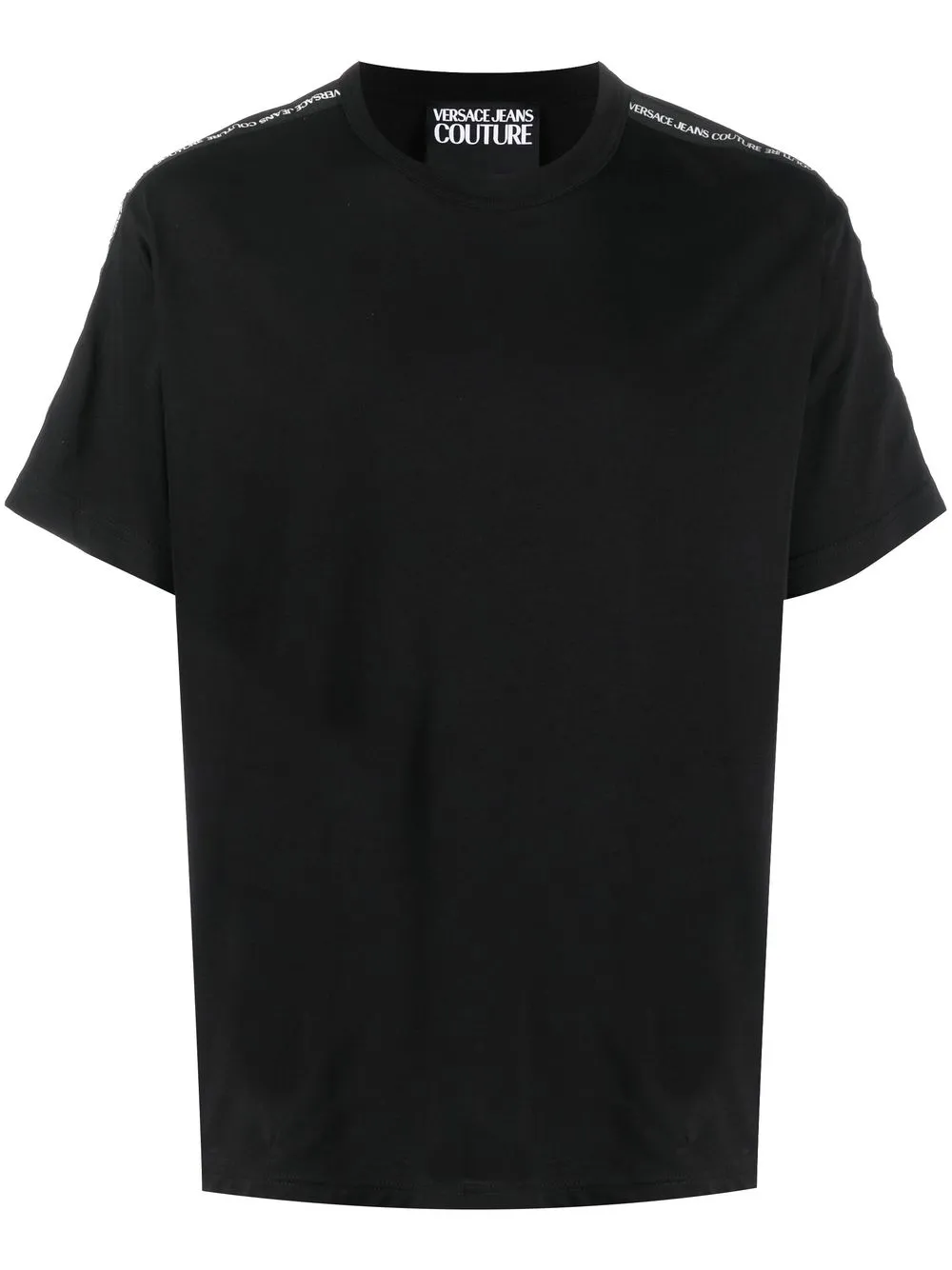 

Versace Jeans Couture logo-tape detail cotton T-shirt - Black