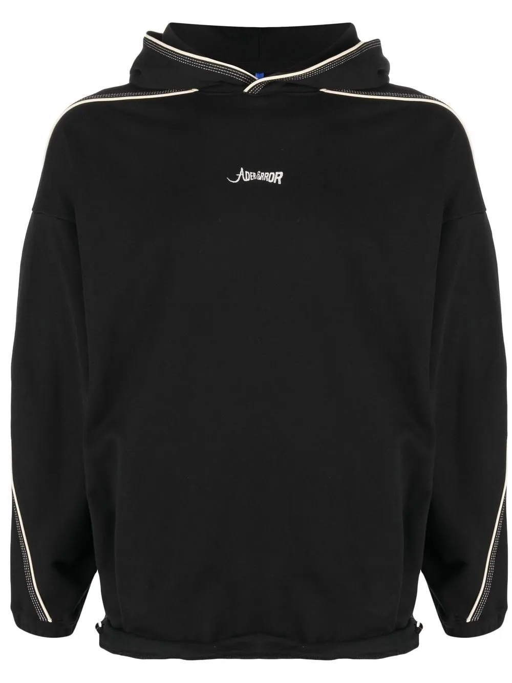 

Ader Error contrast-trim panelled hoodie - Black