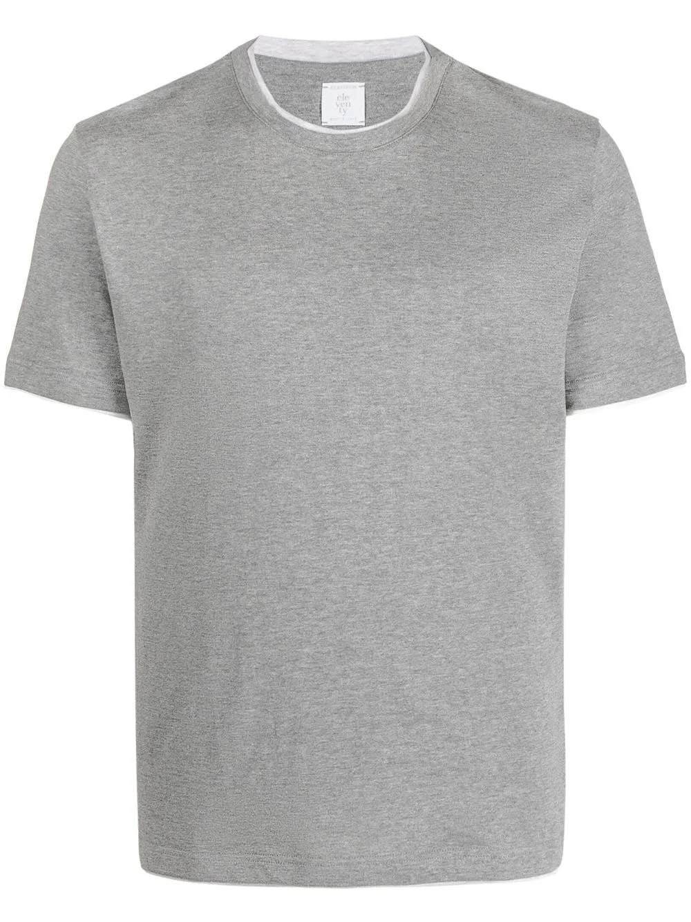 

Eleventy playera con ribete en contraste - Gris