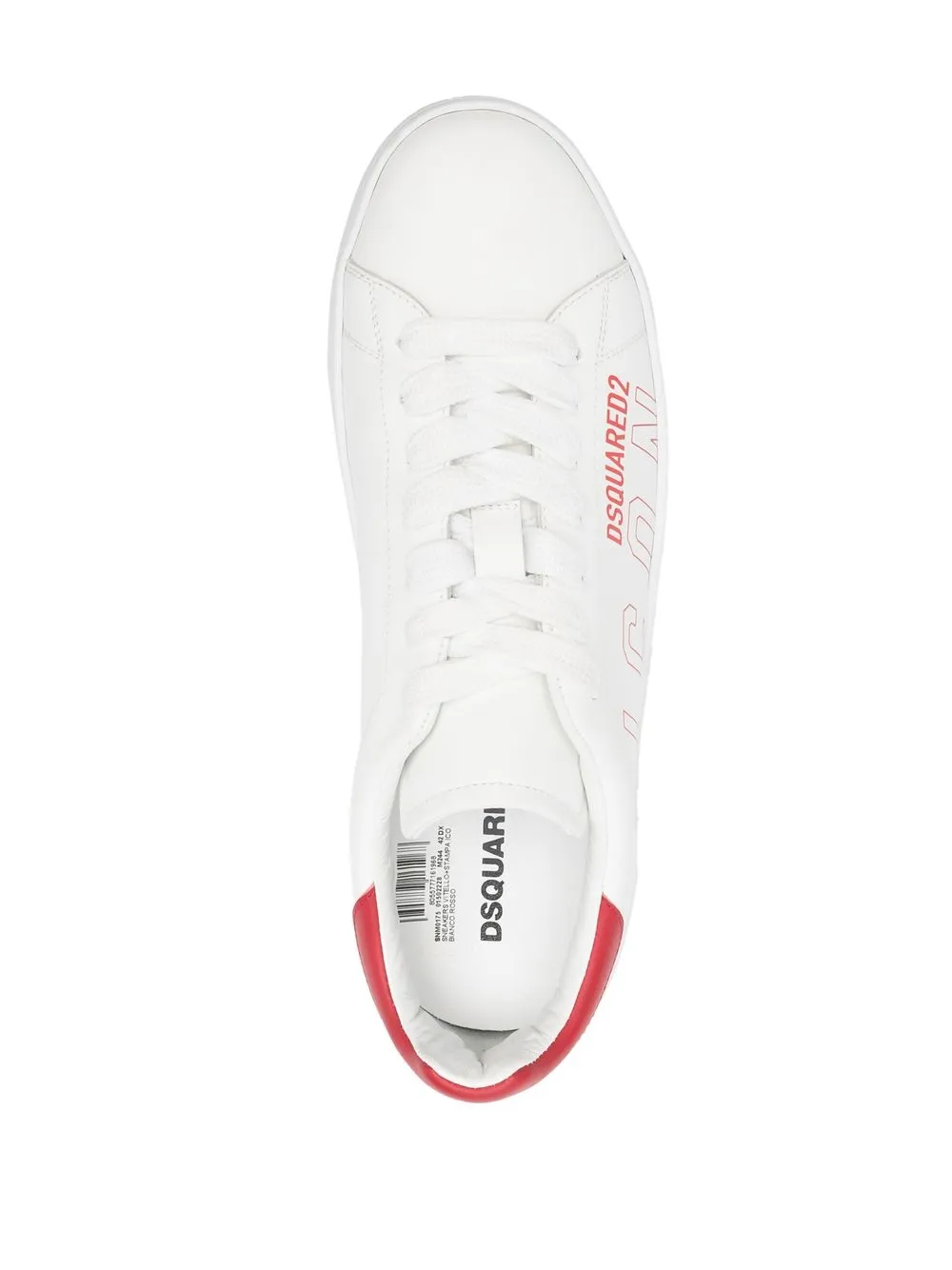 Dsquared2 Maple-leaf Low-top Sneakers In White