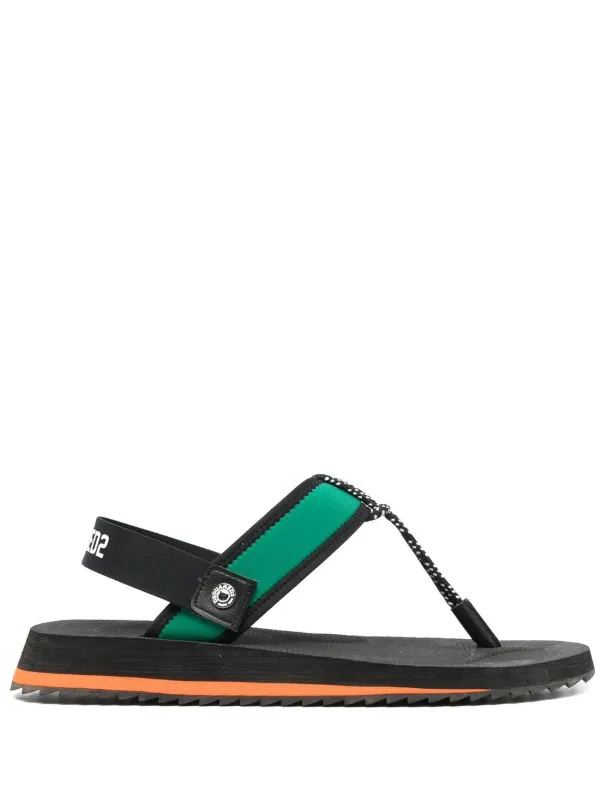 Green flip on sale flops