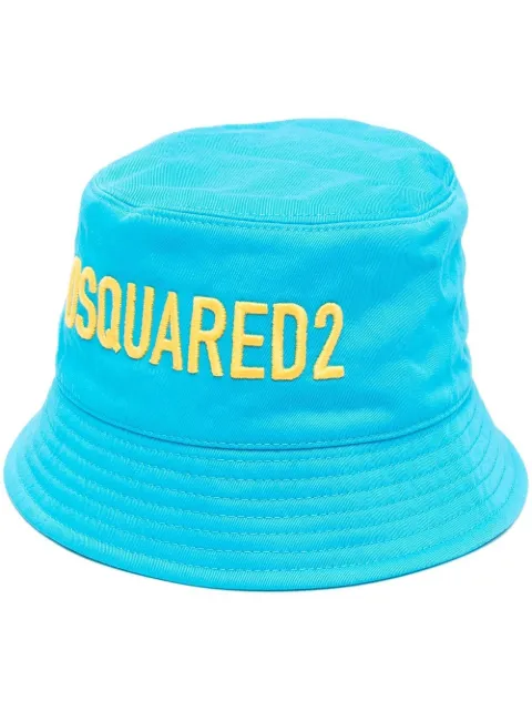 DSQUARED2 gorro de pescador con logo bordado