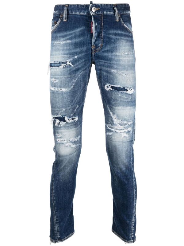 Ripped skinny-cut Jeans - Farfetch