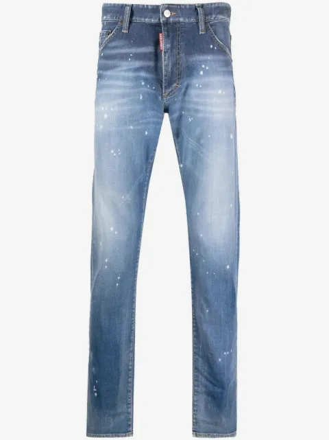 DSQUARED2 paint splatter-print jeans