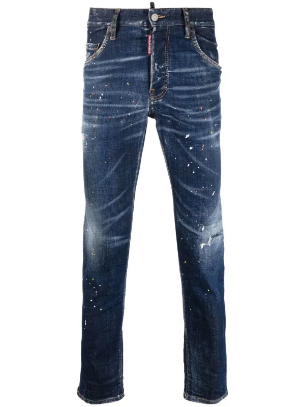 Dsquared2 hot sale jeans paint