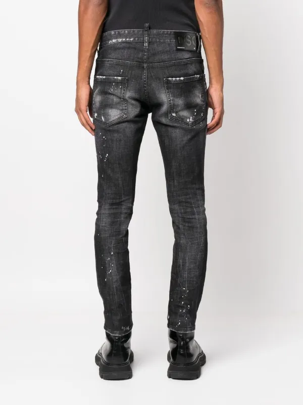 Dsquared2 distressed-finish Denim Jeans - Farfetch