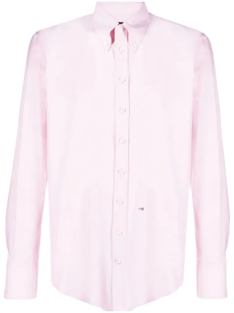 DSQUARED2 logo-print button-up shirt