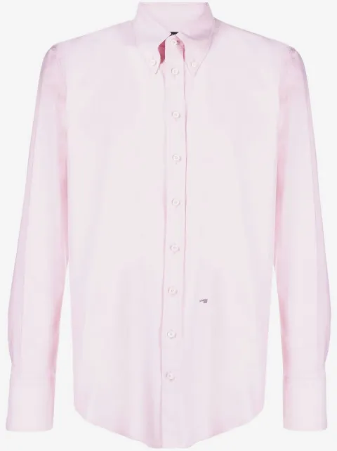 DSQUARED2 camisa con botones y logo estampado