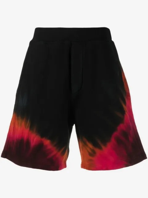 DSQUARED2 Shorts sportivi con fantasia tie-dye