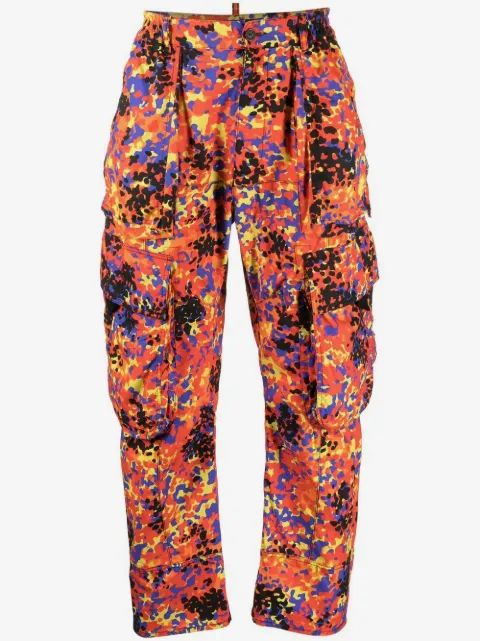 DSQUARED2 pantalones con estampado abstracto