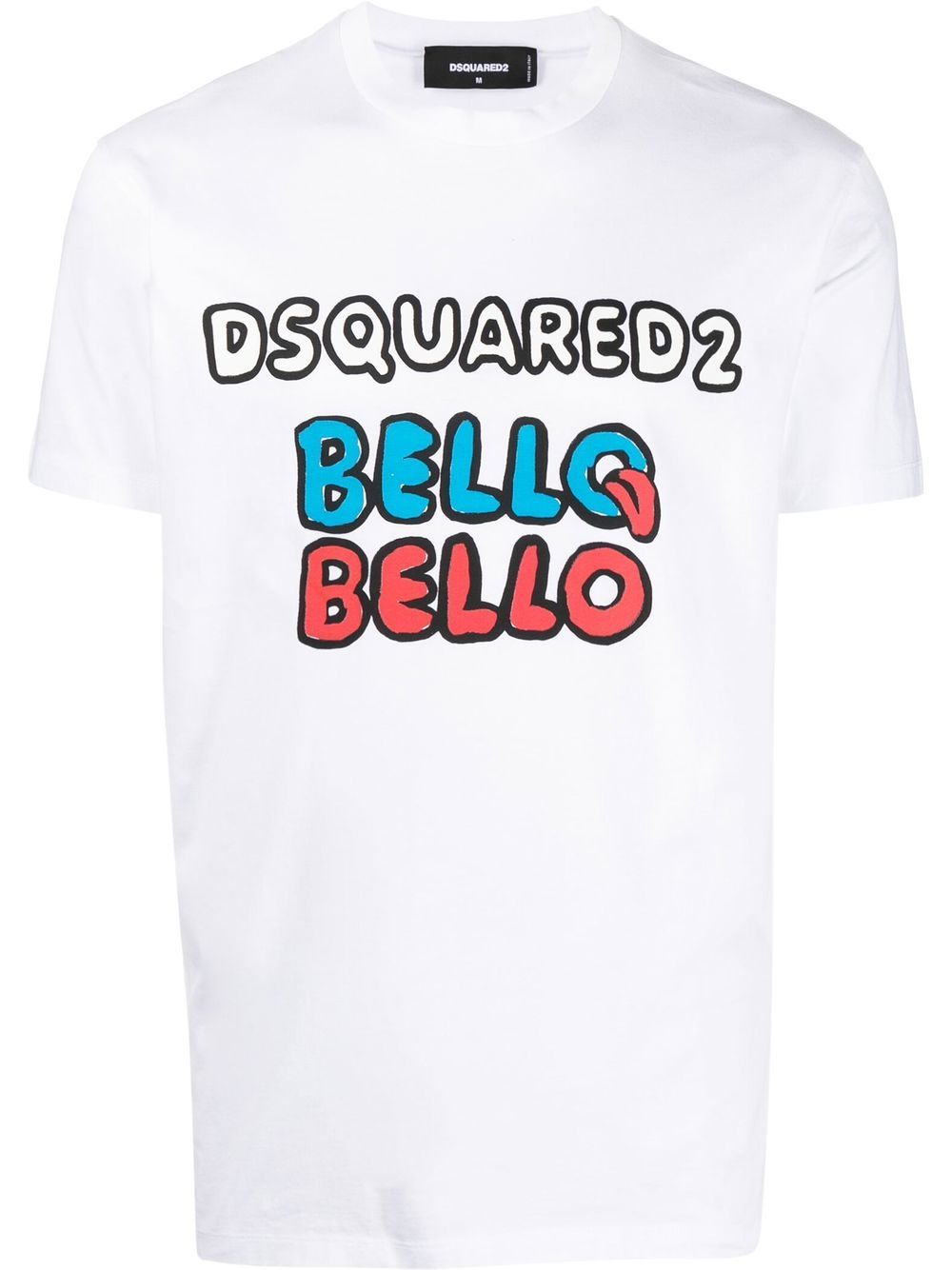 Dsquared2 Graphic-print Logo T-shirt In White