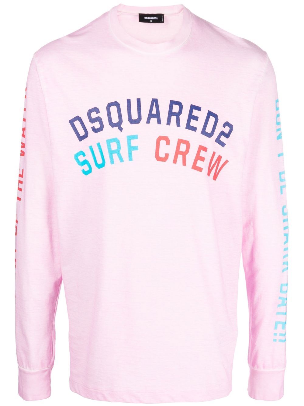 

Dsquared2 slogan-print long-sleeve sweatshirt - Pink