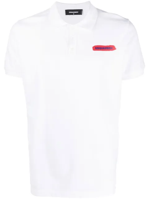 DSQUARED2 logo-print polo shirt
