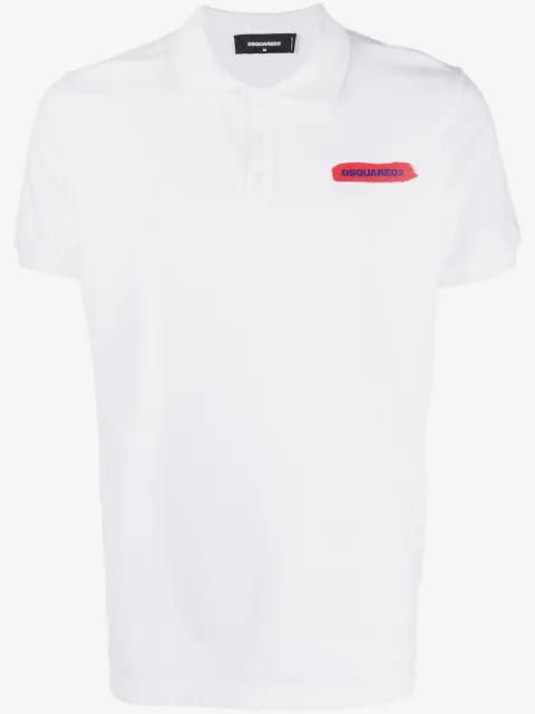 DSQUARED2 logo-print polo shirt