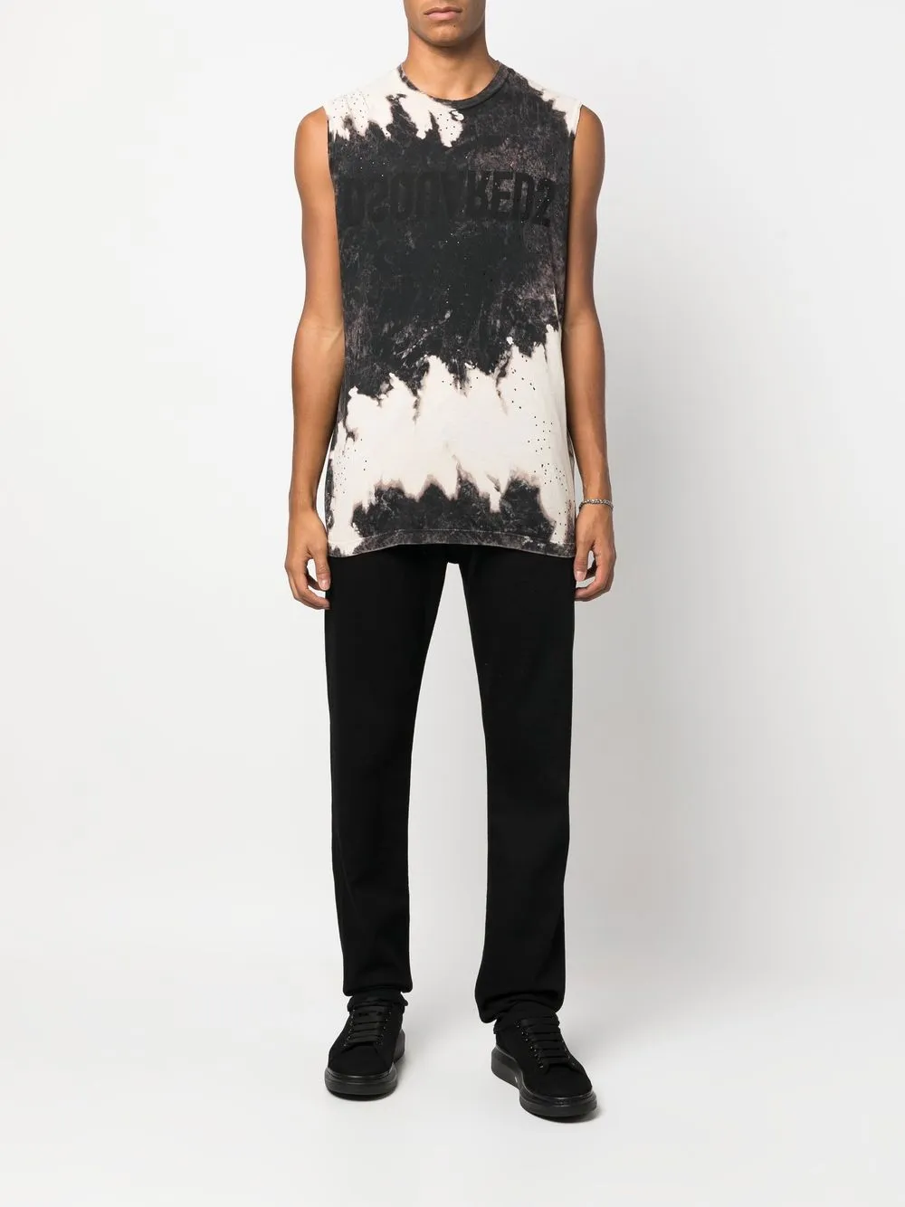 DSQUARED2 tie-dye logo-print tank top | Vests & Tank Tops | Image 2