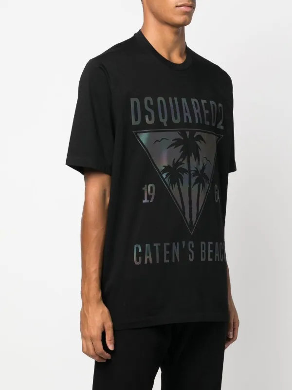 DSQUARED2 ディースクエアード グラフィック Tシャツ | ブラック