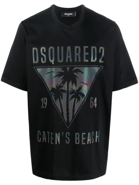 DSQUARED2 graphic-print logo T-shirt
