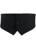 DSQUARED2 button-front cummerbund - Black