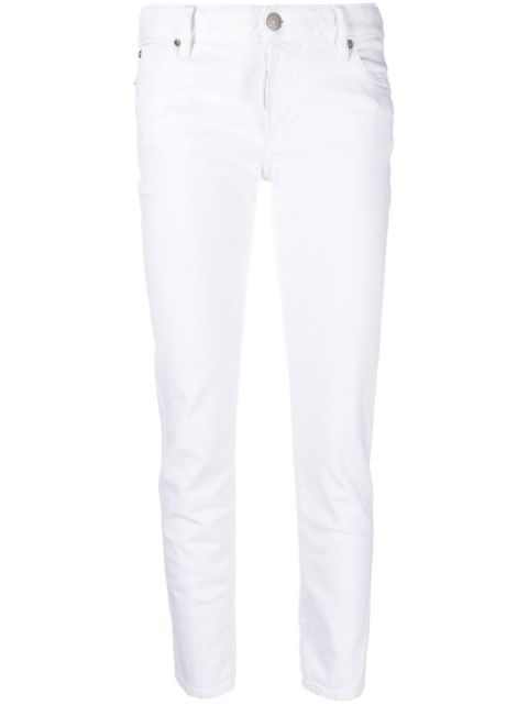 DSQUARED2 White Bull skinny jeans Women