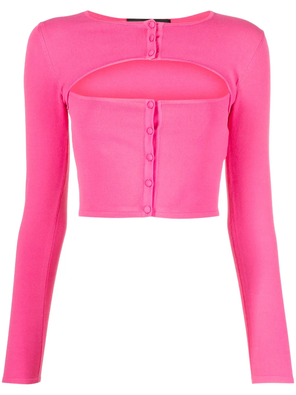 Dsquared2 cut-out cropped top - Pink