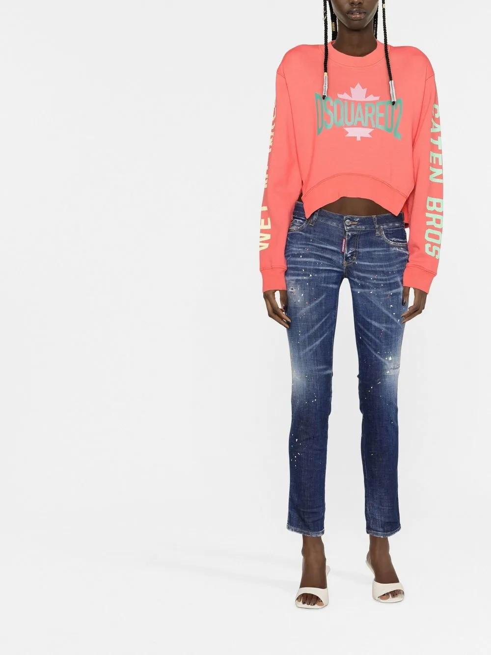 DSQUARED2 sudadera con logo estampado | Sudaderas | Image 2