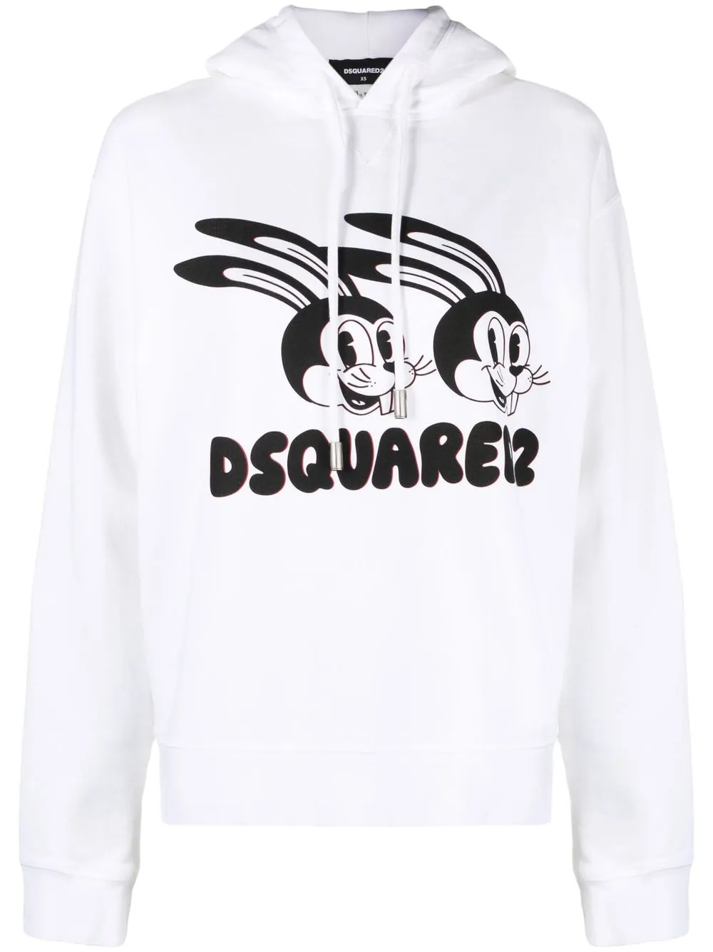 

Dsquared2 hoodie con estampado gráfico - Blanco