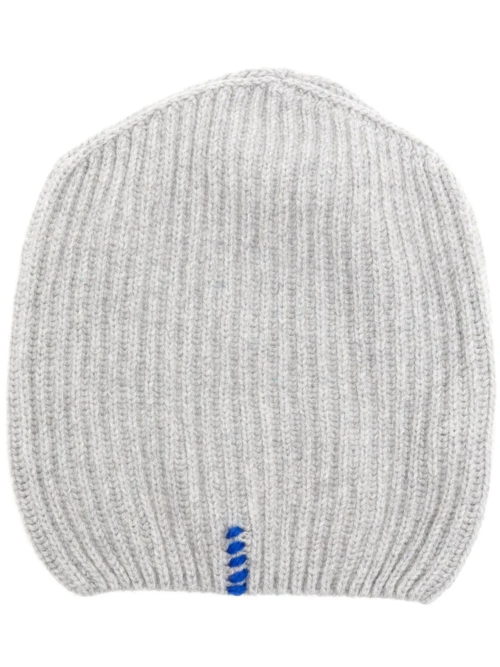 

Madison.Maison ribbed-knit cashmere beanie - Grey