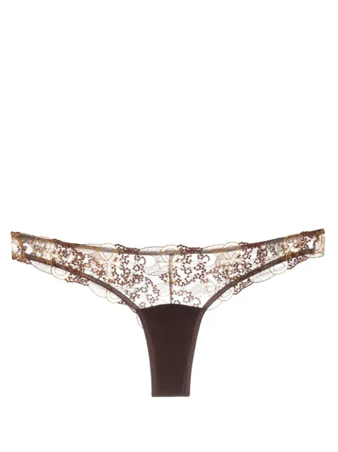 IHUOMA Divine Feminine embroidery briefs