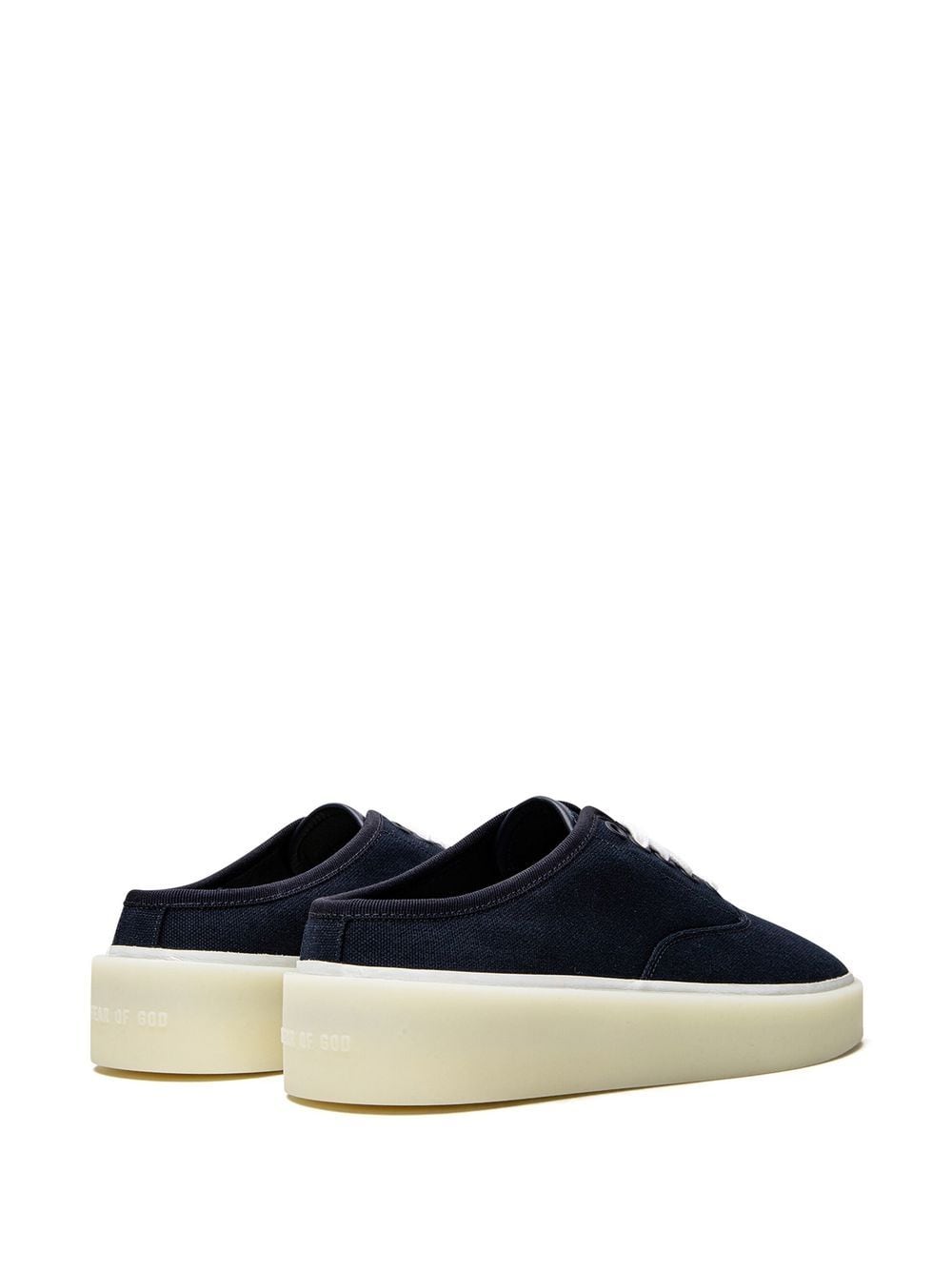 Shop Fear Of God 101 Backless "navy" Sneakers In Blue