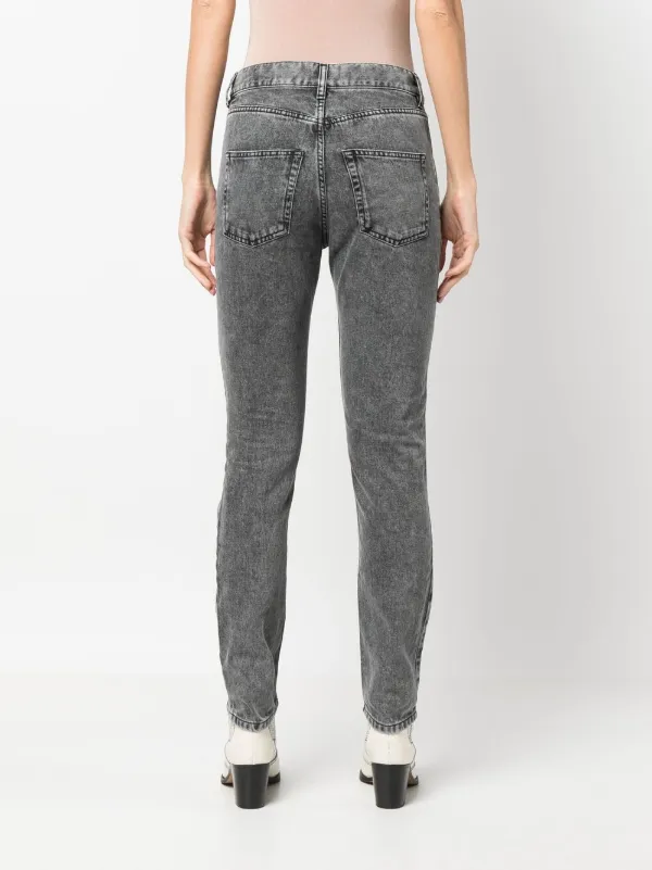 デニム・ジーパン ISABEL MARANT Woman Jeans Grey PA224322H020I 02GY Isabel Marant Niliane Jeans In Grey Denim | italist, ALWAYS