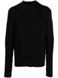 Jil Sander crew-neck jumper - Black