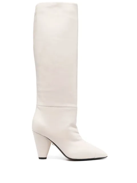 Alevì pointed knee-length boots