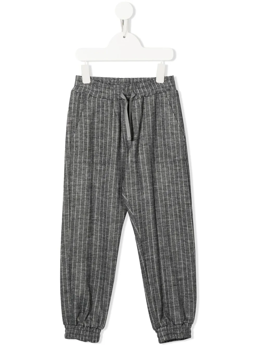 

Eleventy Kids pantalones a rayas diplomáticas - Gris