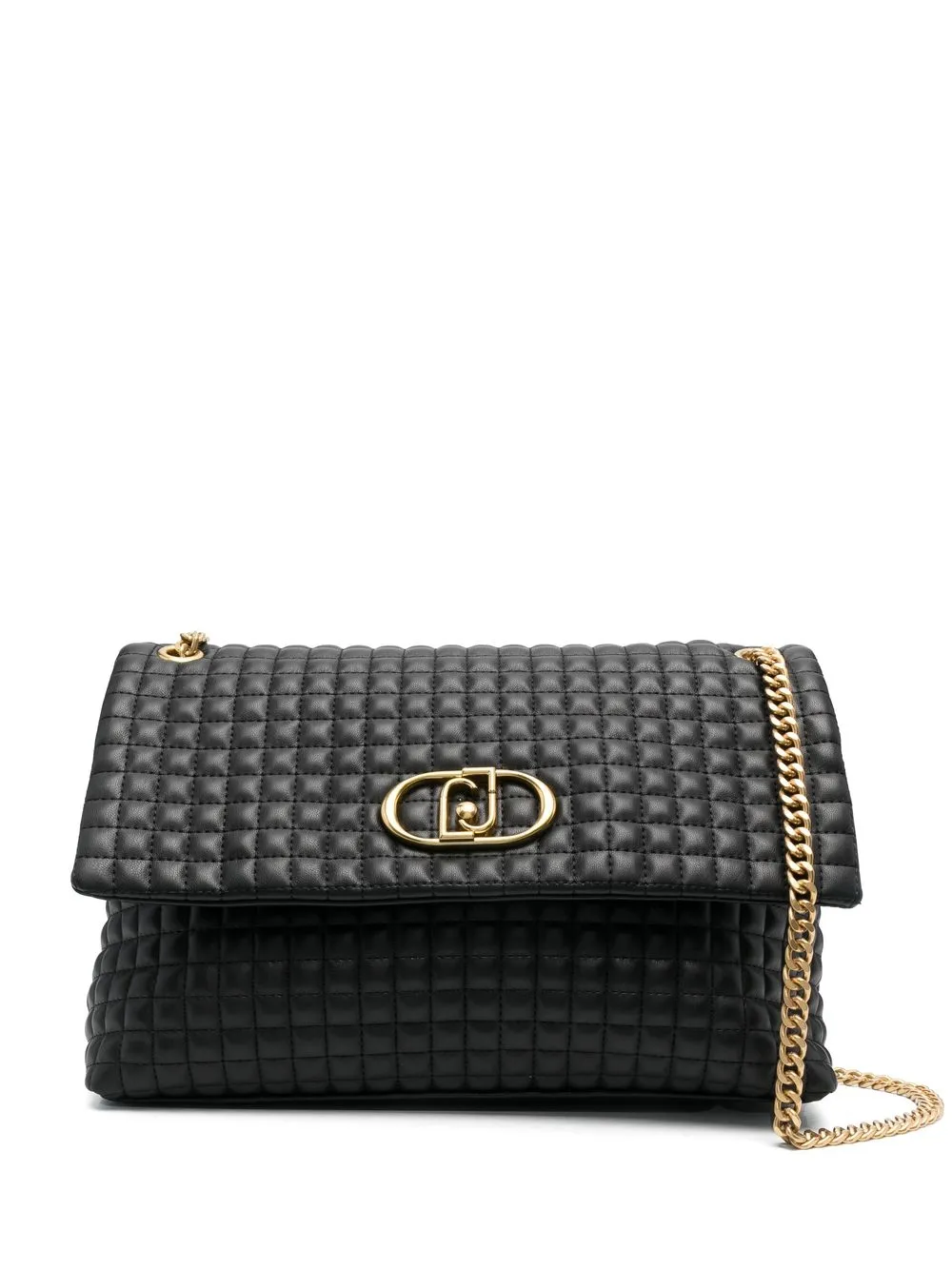 

LIU JO woven quilted crossbody bag - Black