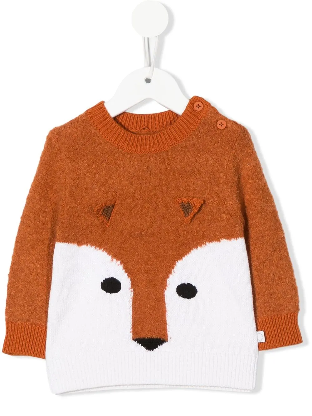 

Stella McCartney Kids suéter tejido con diseño Fox - Neutro