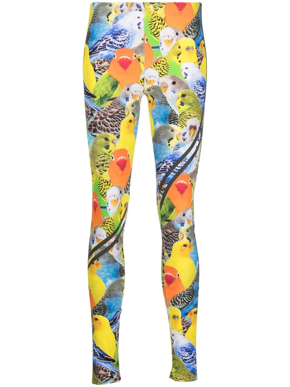 

LOEWE bird-print leggings - Yellow