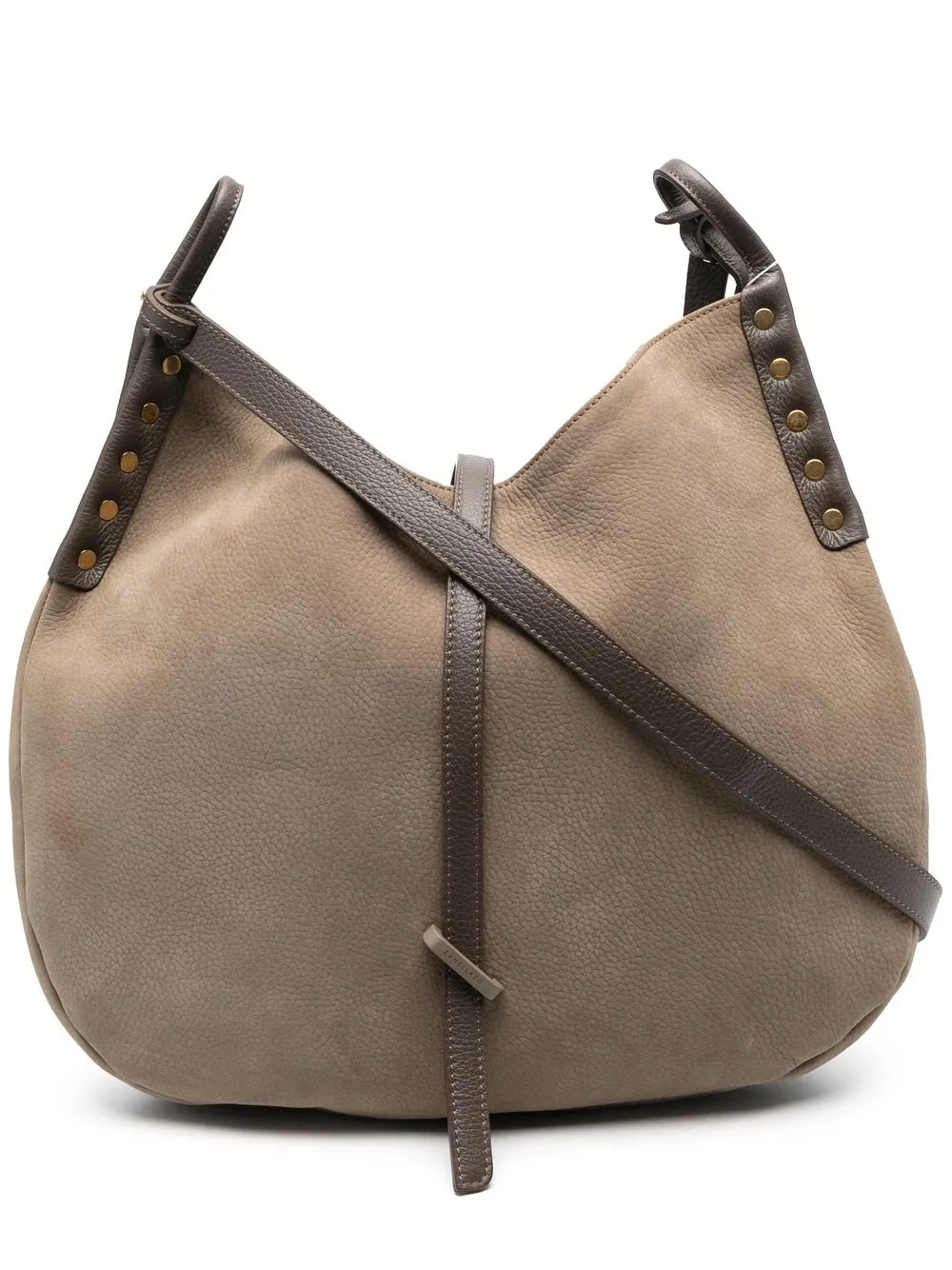 

Zanellato stud-detail leather shoulder bag - Grey