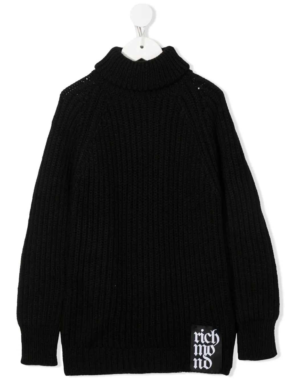 

John Richmond Junior chunky-knit jumper - Black